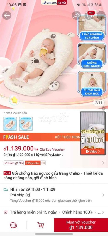 Gố chống trào ngược chilux