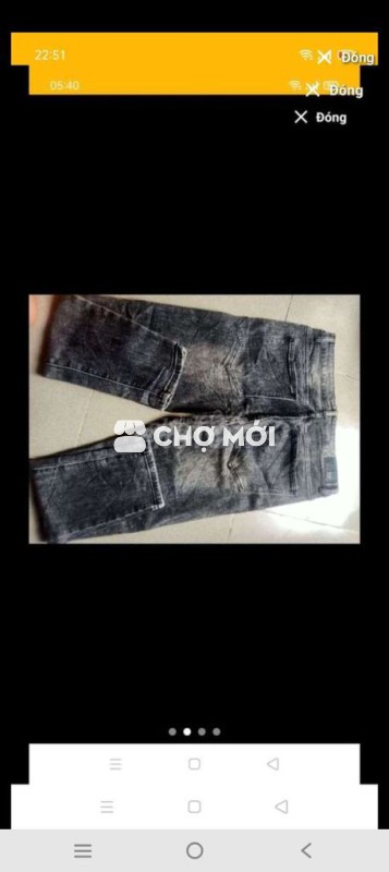 RCESSALA jeans denim like new
Giản nhẹ,
Size 33-35