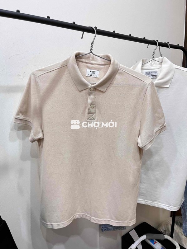 Áo Polo KRIK size M màu kem