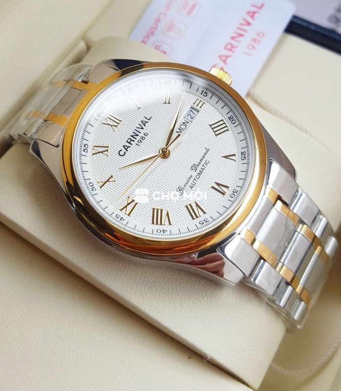 Carnival Lelocle Bọc Vàng 18k PVD | Đồng Hồ Cơ Vip