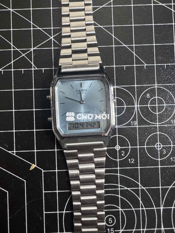 casio AQ 230 xanh trời