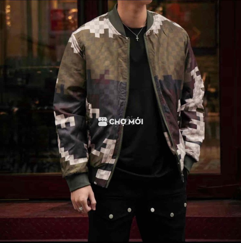 Áo Bomber Damier Mk Clever