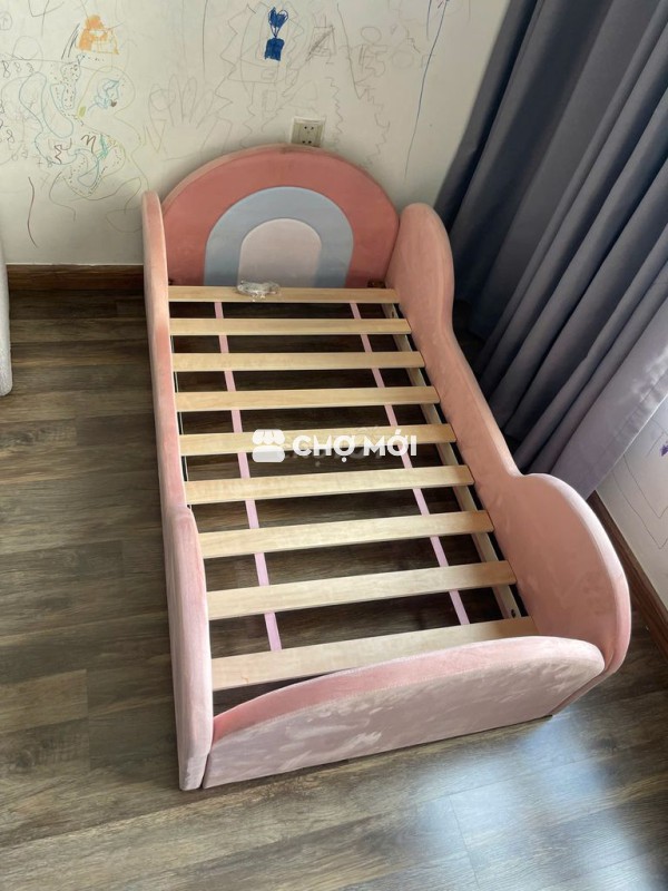 Giường 70x120cm bọc viền nệm cho bé