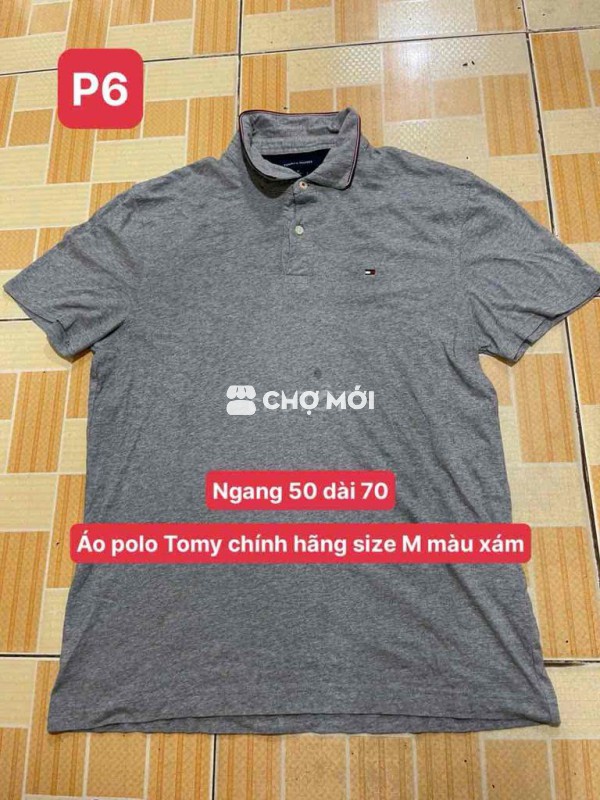 Áo polo tomy size M chinh hãng