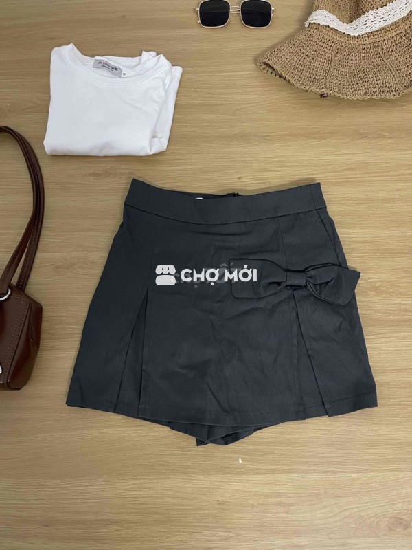 Quần giả váy đính nơ xinh