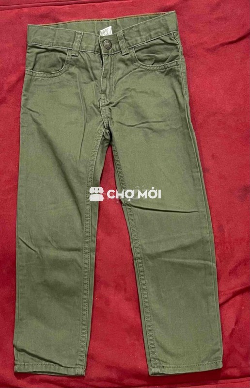 Quần kaki H&M auth mua châu Âu size 104 bé 3-4T
