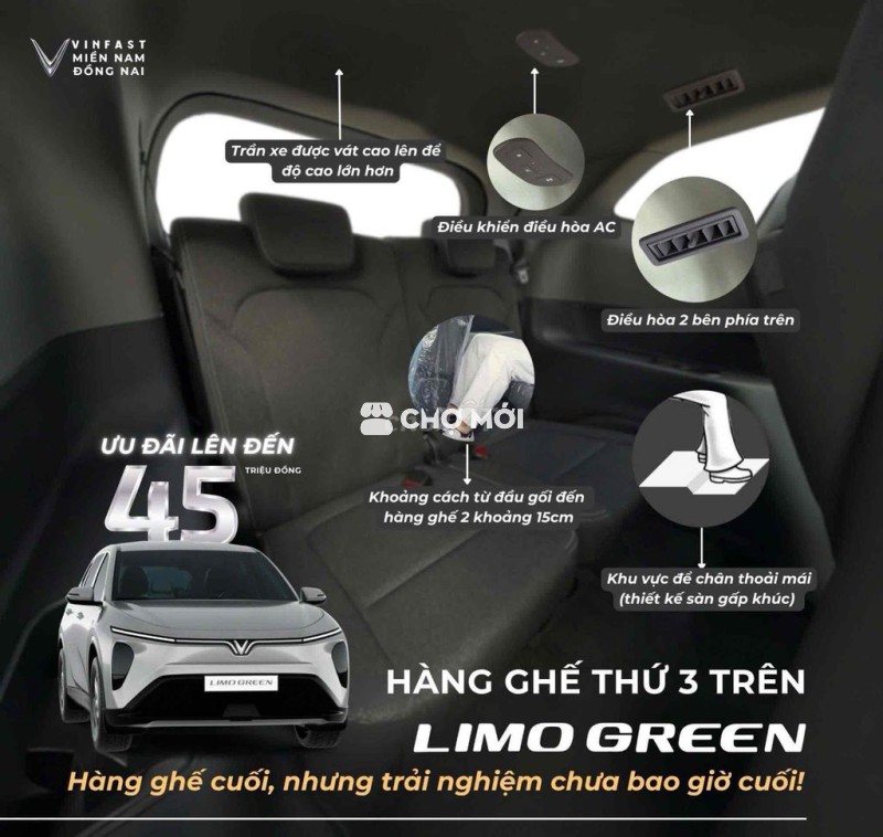 VinFast Limo Green CÓ SẲN hỗ trợ góp 4%/ tháng