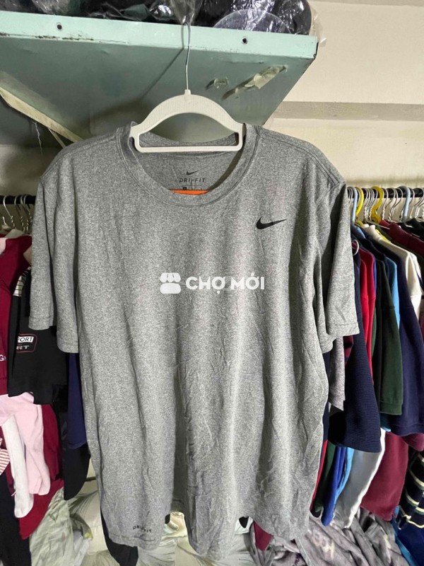 Áo nike xám ko cổ size L