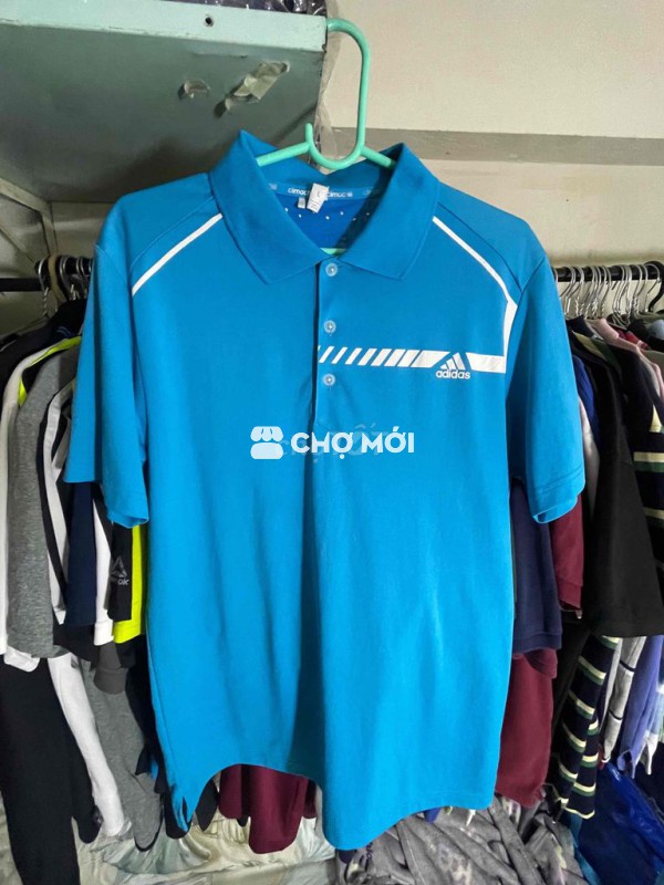 áo adidas xanh mây trời Size L