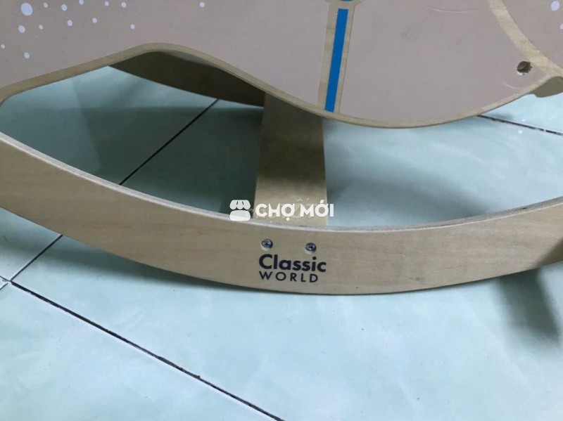 Đồ chơi ngựa gỗ classic world cho bé 3 tuổi