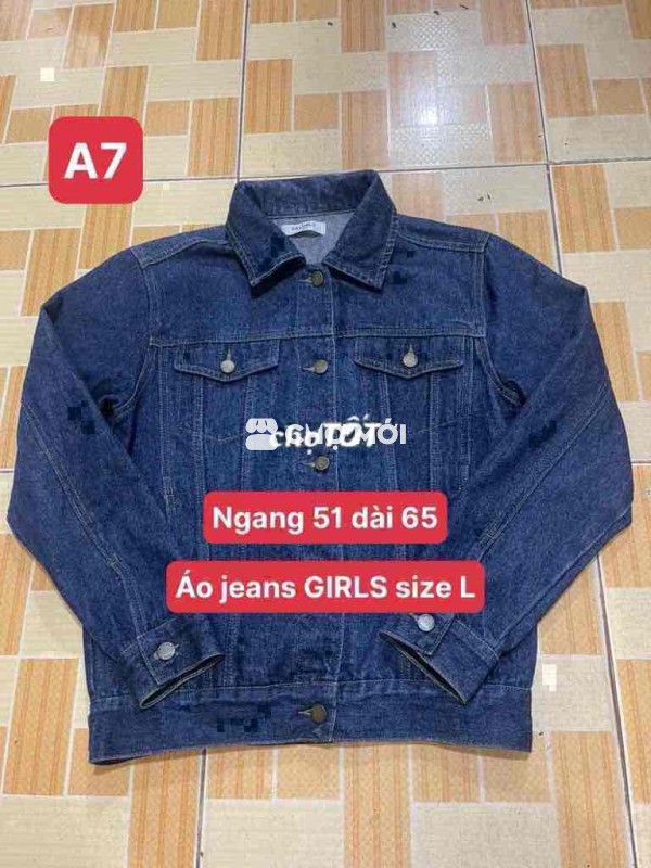 áo jeans GIRLS size L