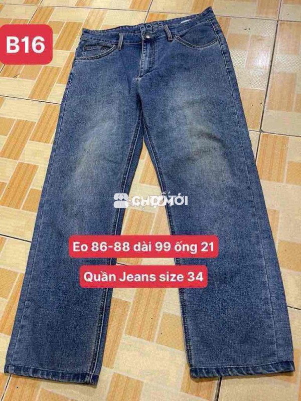 6 quần Jean size nhu hinh