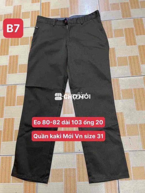 5 quần kaki size nhu hình size 31
