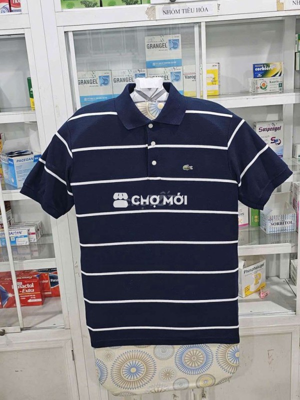 Áo thun Polo LACOSTE màu đen