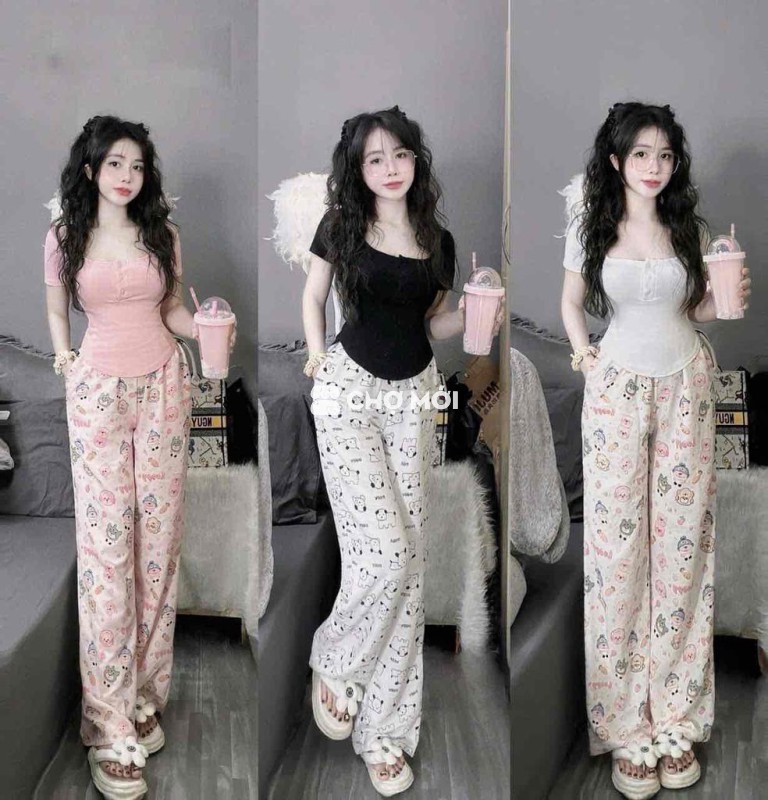 bộ nữ hot tren vải tăm lạnh size từ 43-68kg