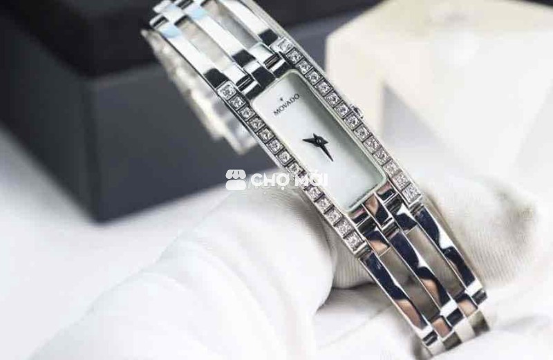 ĐH Nữ : Movado đính Full kim cương thiên nhiên
