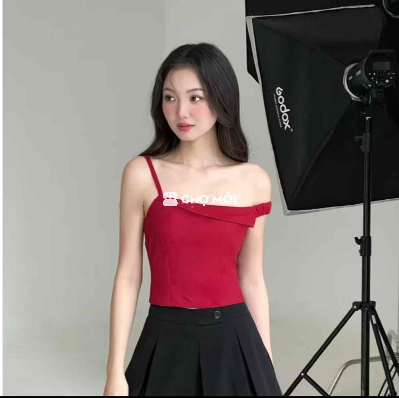 Áo kiểu dây trễ vai - Mì workshop