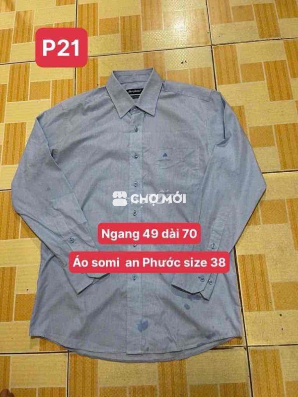 Áo somi an Phước size 38