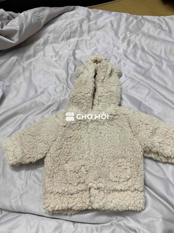 Khoác gấu lông xuất dư xịn cho bé nb