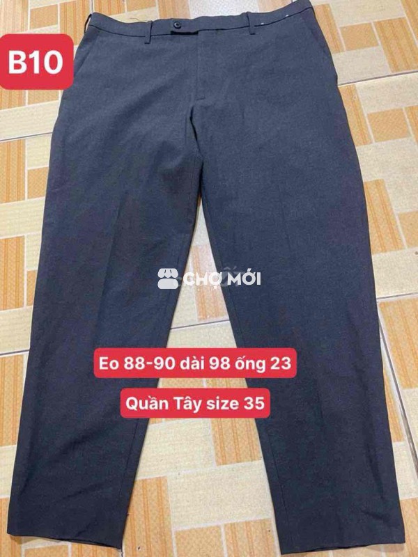 5 quần Tây size nhu hình
