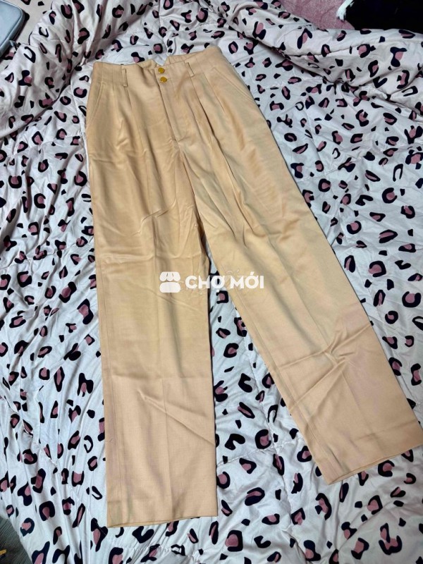 Pass quần ống suông size L xịn chất đẹp độ mới 99%