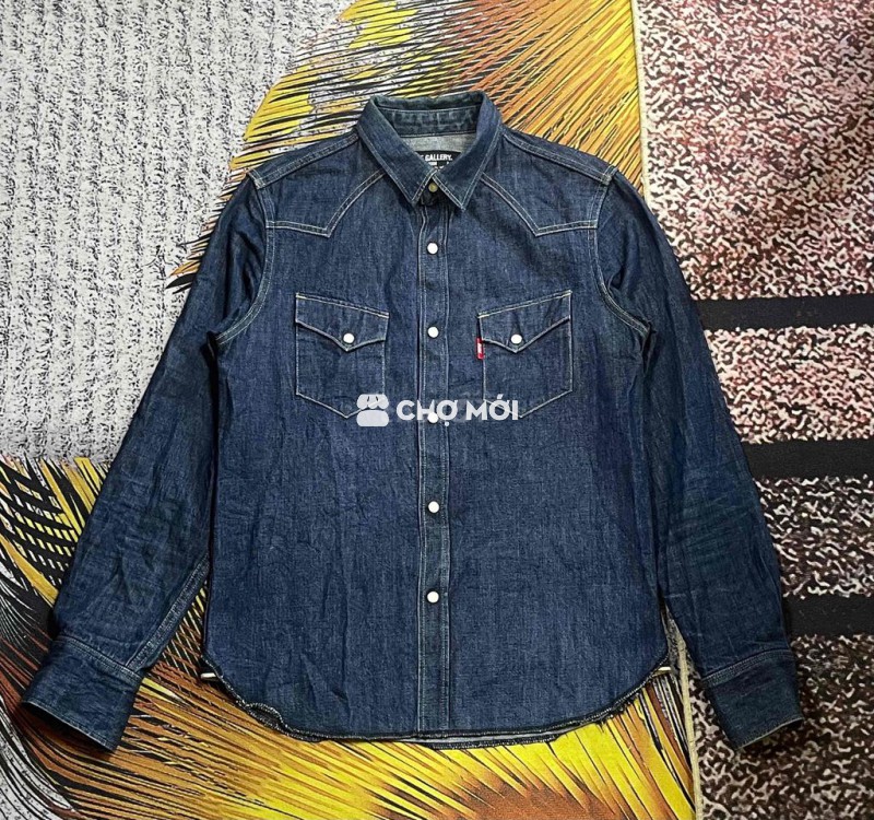 Áo denim selvedge rhude gallery