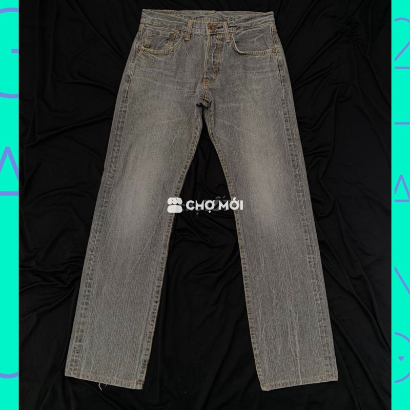 💢Quần Jean EDWIN - size 30 - eo 80 - màu xán nhạt