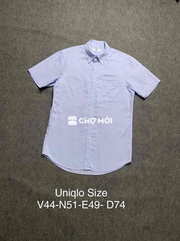 Sơmi Uniqlo • Size M: vai 44, ngực 51, eo 49, dài