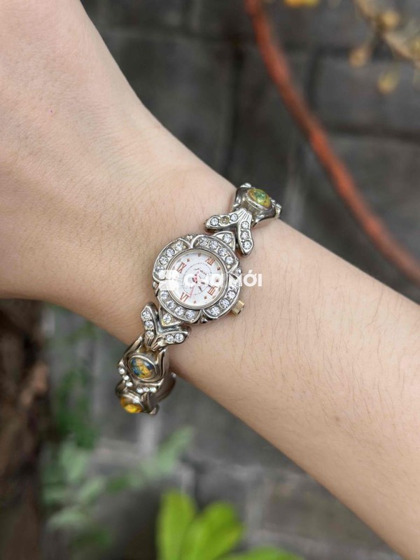 Lắc đồng hồ si nhật hiệu 🍂Jaxis🍂 đính đá opal quý