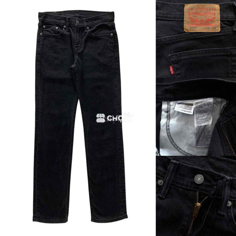 levi’s 514 Light Black Jeans size 28