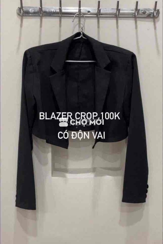 áo blazer crop top