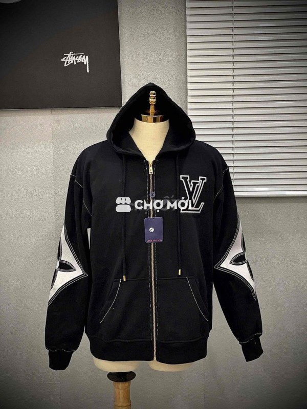 Deal Hoodie Zip LV Graphic Intarsia / SC