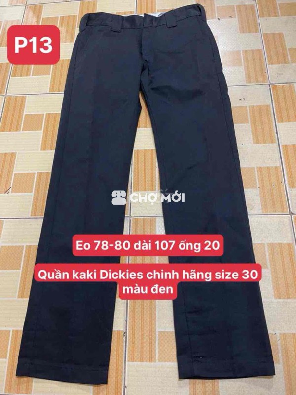 Quần kaki Dickies size 30 màu đen