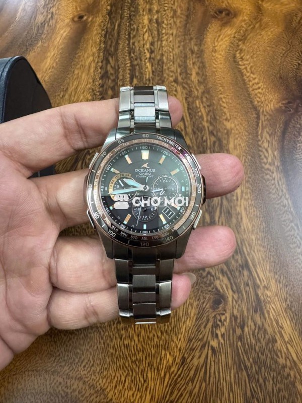 Casio Oceanus 0CW-S1200 Titan Kính Saphire Fullbox