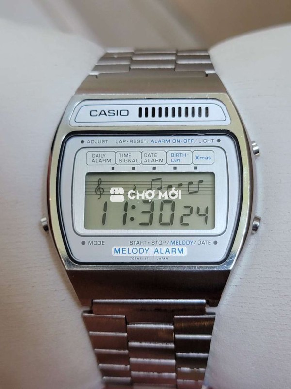 Đồng hồ casio MELODY phát nhạc 7 bài trong tuần