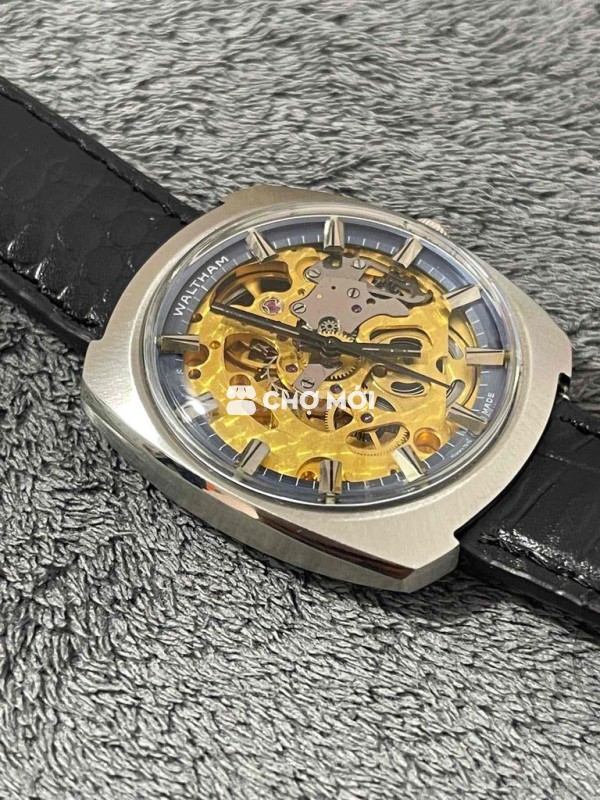 Thanh lý đồng hồ Thuỹ Sỹ Watham skeleton lộ máy