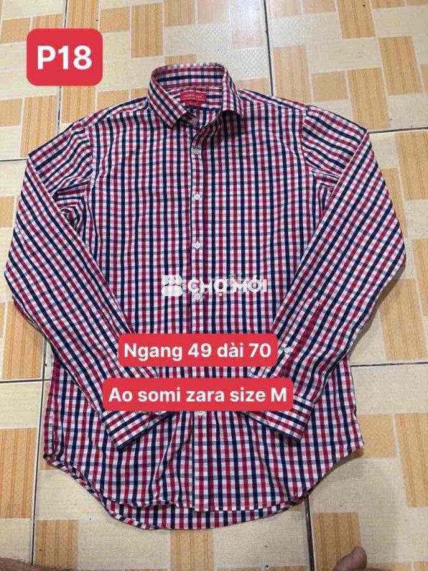 Áo somi zara size M