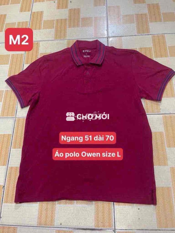 Áo polo Owen size L