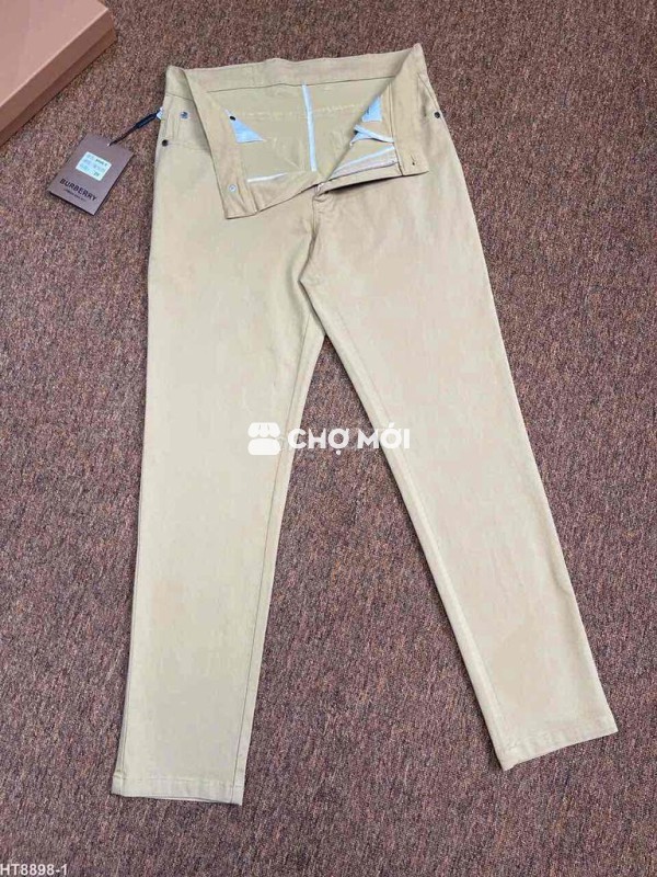 Quần dài kaki Burberry  màu be nam