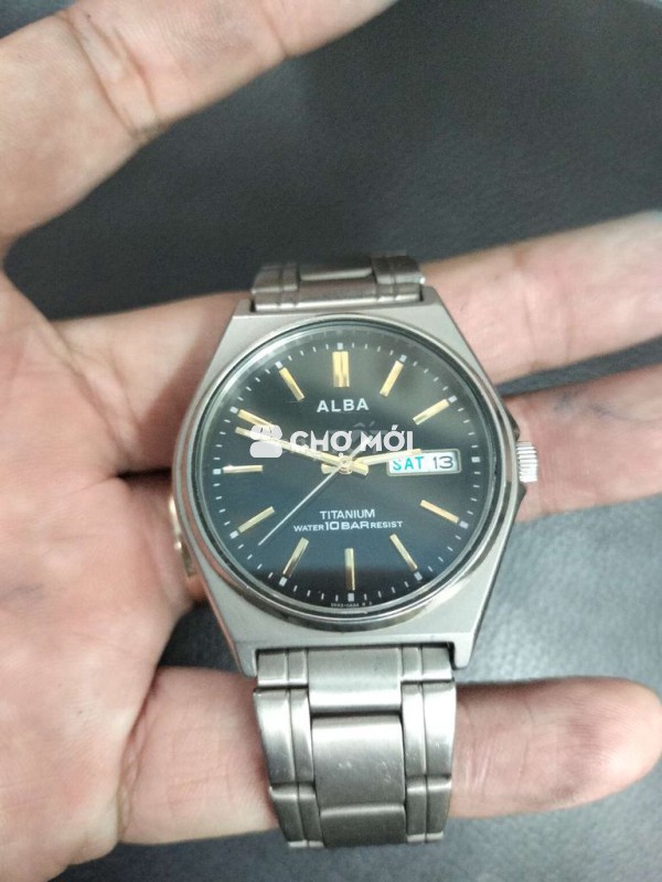 Đồng hồ alba seiko titanium