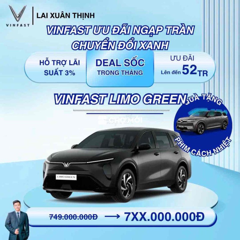 Limo Green giao tháng 9 đủ màu + nhiều Ưu Đãi