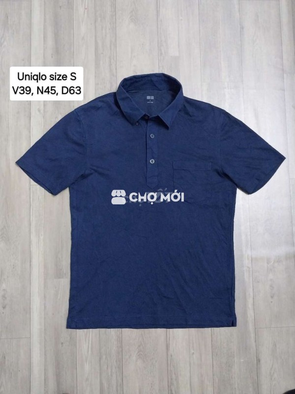 Polo Uniqlo size S xanh than rất mới