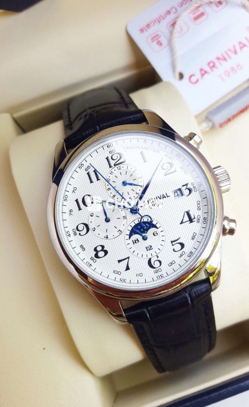 Đồng Hồ Chính Hãng Cơ Automatic Lịch Moonphase ☆☆