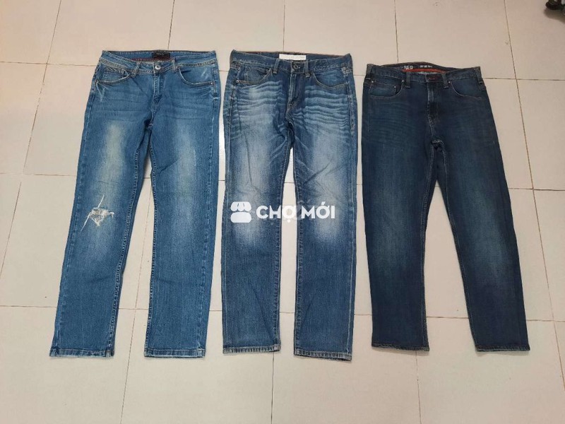 3 quần Jean chính hãng Wrangler.Express.Blue sz 30