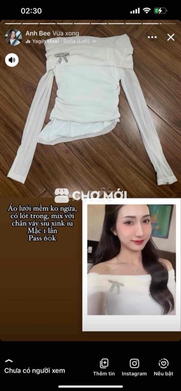 thanh lý đồ mặc 1-2 lần