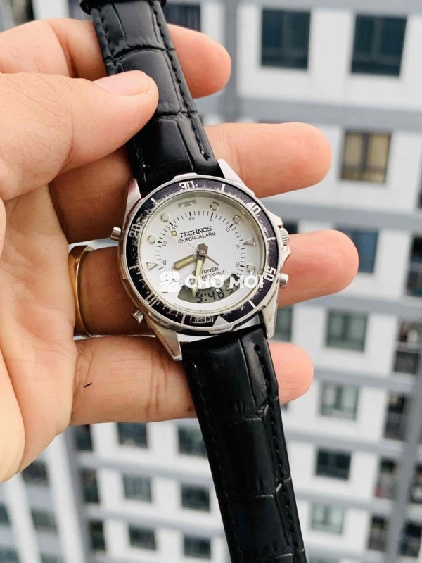 đồng hòi Technos dual time zin chạy chuẩn