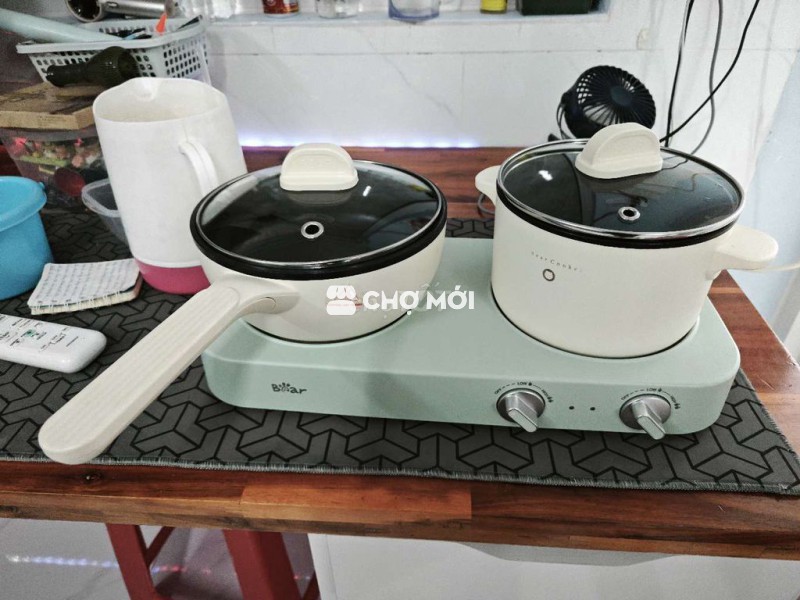 Bếp Đôi nấu ăn cho bé Bear (bị mất xửng hấp) 99%