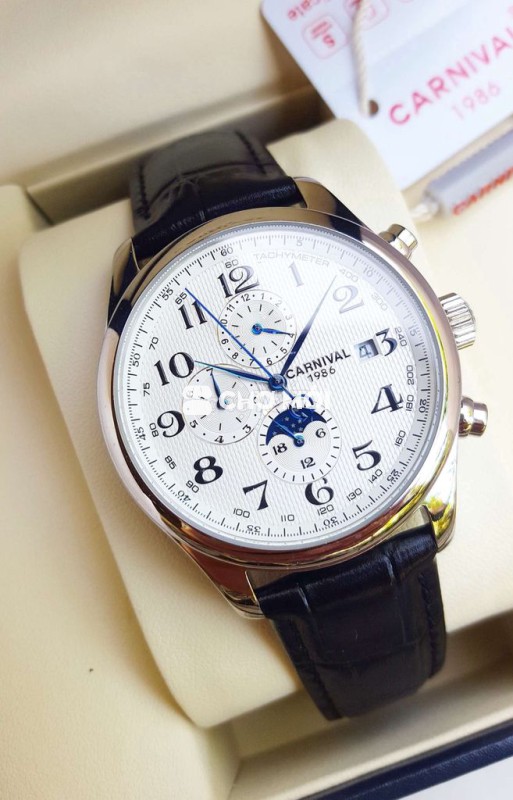 Carnival Moonphase ☆ Đồng Hồ Cơ Chính Hãng Cao Cấp