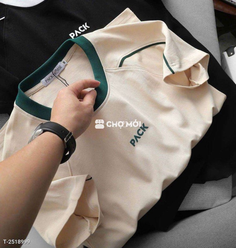 ÁO THUN CỔ TRÒN PACK VIỀN VAI P328