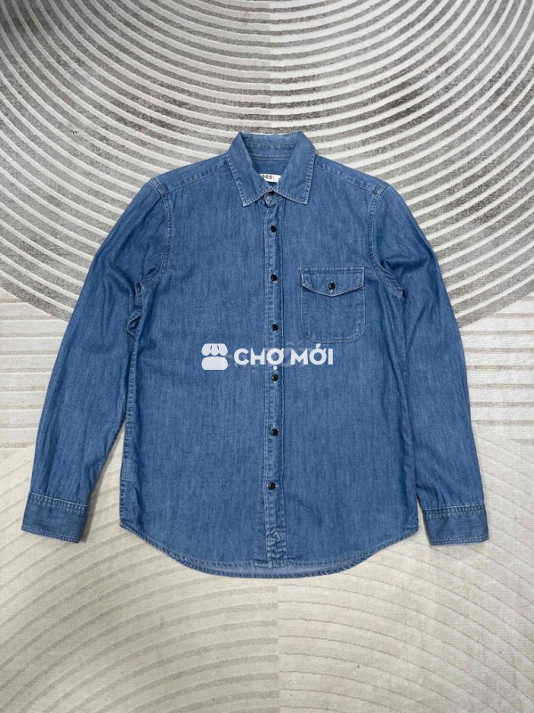 Sơ mi jean Gap size XS Số đo: vai 42, ngực 48, dài